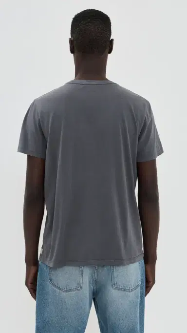 Marine Layer Signature Crew Tee Asphalt L | Thumbnail 3