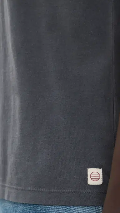 Marine Layer Signature Crew Tee Asphalt L | Thumbnail 6
