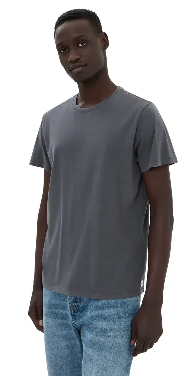 Marine Layer ignature Crew Tee Asphalt