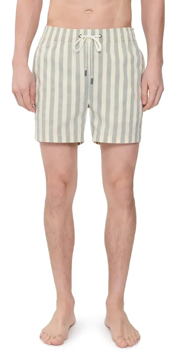 Onia Charles wim Trunks 5 ea Glass/Cream