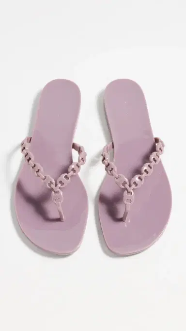 Tory Burch Gemini Link Jelly Sandals Light Mauve 7 | Thumbnail 5