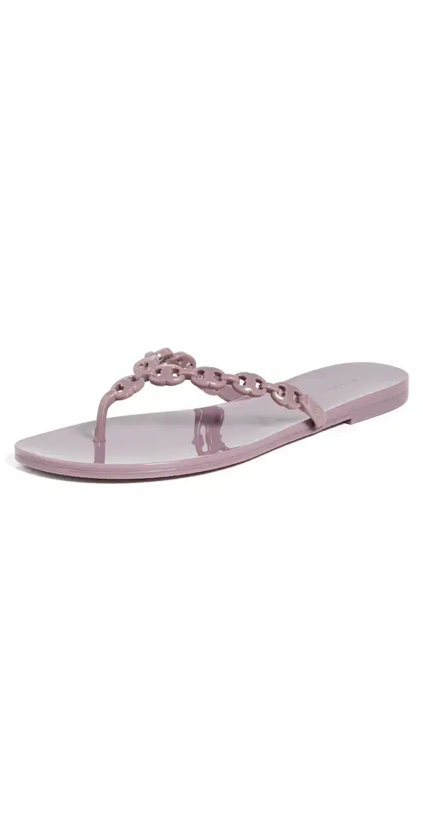 Tory Burch Gemini Link Jelly Sandals Light Mauve