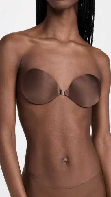 NuBra Seamless Push Up Bra Chocolate E | Thumbnail 2