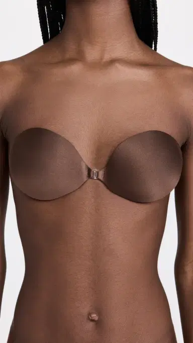 NuBra Seamless Push Up Bra Chocolate E | Thumbnail 3