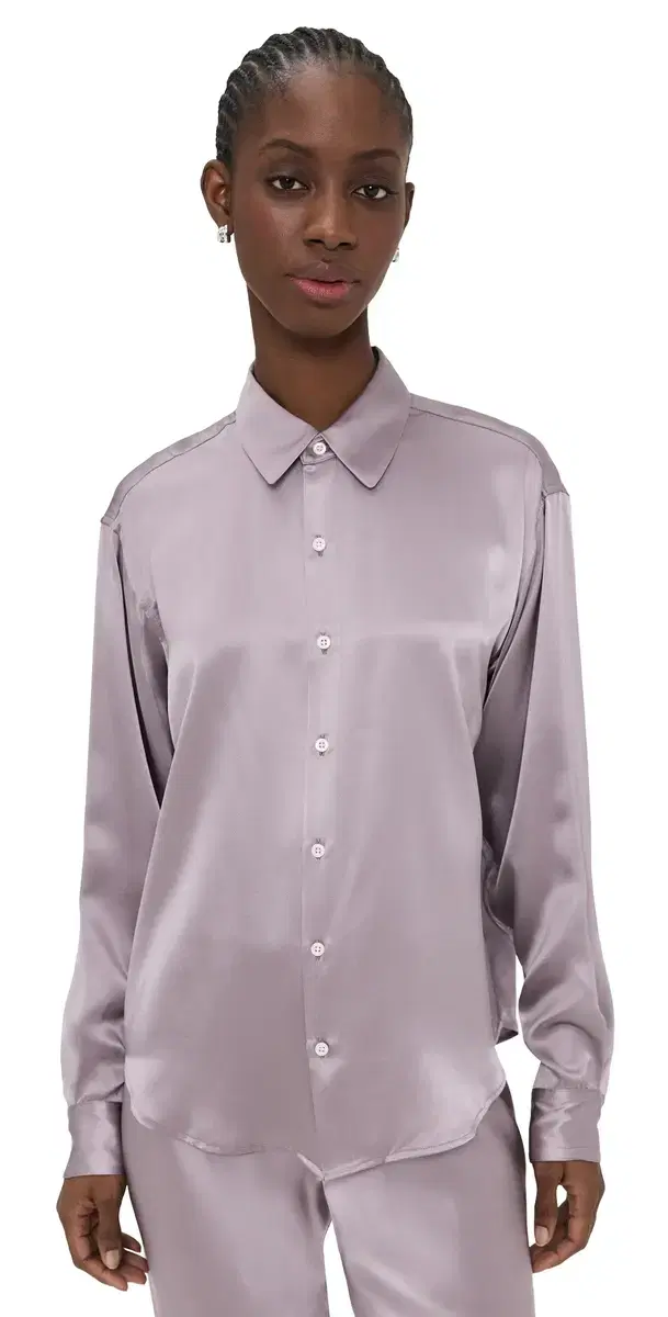 Comme Si a Classica Silk Shirt Mauve