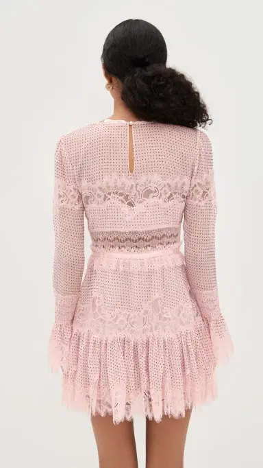 LoveShackFancy Sevilla Dress Pink Nude | Thumbnail 3