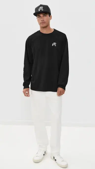 Malbon Gorse Tee Black | Thumbnail 5