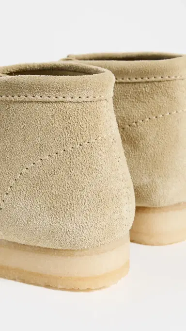 Clarks Suede Wallabee Boots Maple 7 | Thumbnail 4
