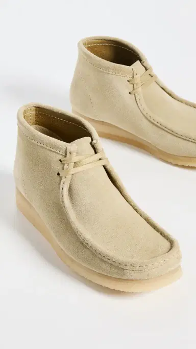 Clarks Suede Wallabee Boots Maple 7 | Thumbnail 5