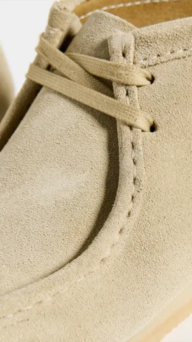 Clarks Suede Wallabee Boots Maple 7 | Thumbnail 6