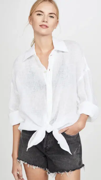 vitamin A Playa Shirt Dress White | Thumbnail 2 vitamin A Playa Shirt Dress White | Thumbnail 2