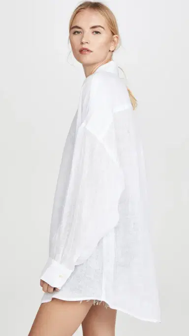 vitamin A Playa Shirt Dress White | Thumbnail 4 vitamin A Playa Shirt Dress White | Thumbnail 4