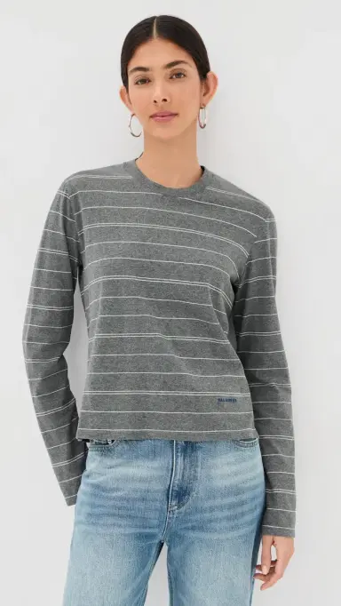 Kallmeyer Wynn Long Sleeve Tee Heather Grey/ | Thumbnail 2 Kallmeyer Wynn Long Sleeve Tee Heather Grey/ | Thumbnail 2