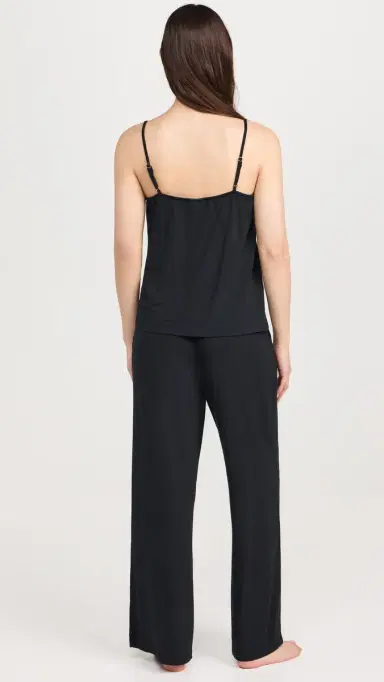 Eberjey Gisele Tencel Modal Cami & Pant Pajama Set Black | Thumbnail 3 Eberjey Gisele Tencel Modal Cami & Pant Pajama Set Black | Thumbnail 3