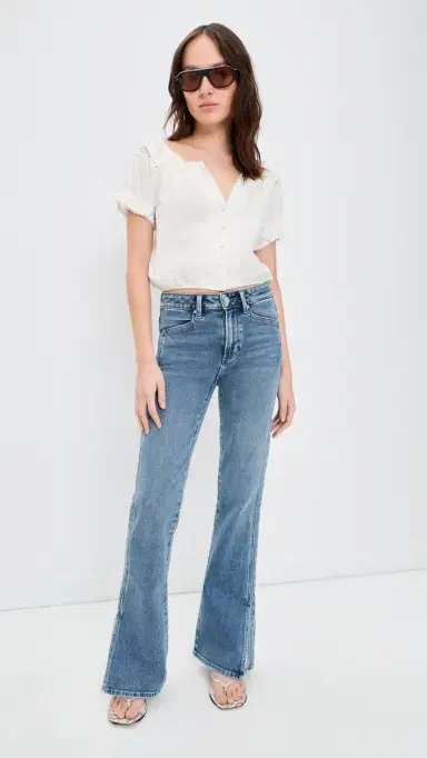 PAIGE Laurel Canyon Jeans Fontessa | Thumbnail 5