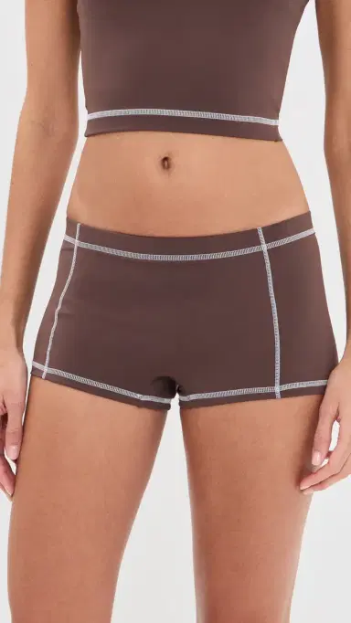 Staud Wake Bikini Shorts Java | Thumbnail 2
