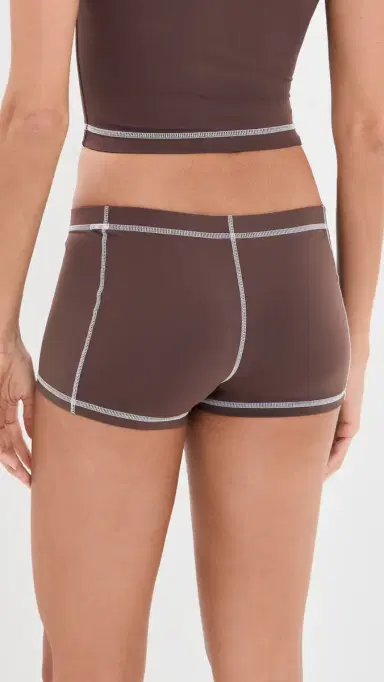 Staud Wake Bikini Shorts Java | Thumbnail 3
