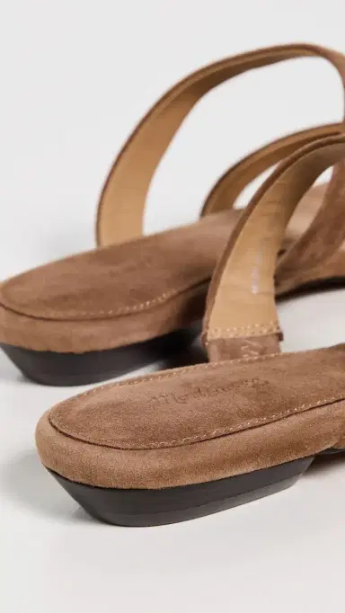 Madewell The Mila Organic Hardware Slide Sandals Aged Cognac 6 | Thumbnail 4