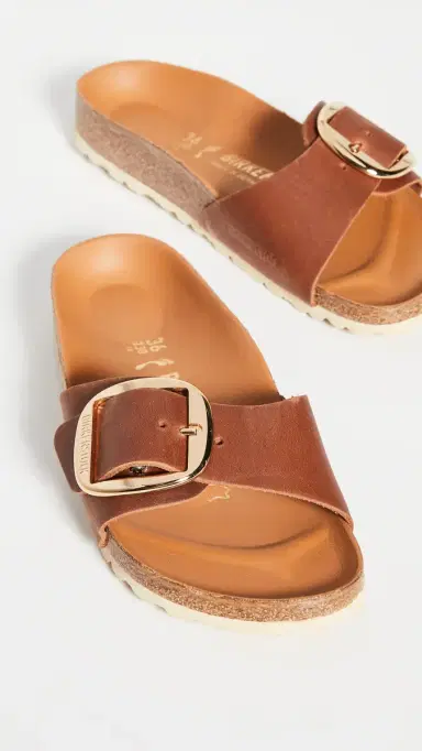 Birkenstock Madrid Big Buckle Sandals Cognac 38 | Thumbnail 2
