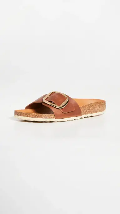 Birkenstock Madrid Big Buckle Sandals Cognac 38 | Thumbnail 5