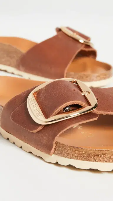 Birkenstock Madrid Big Buckle Sandals Cognac 38 | Thumbnail 6