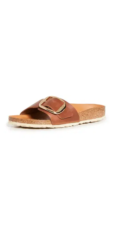 Birkenstock Madrid Big Buckle Sandals Cognac 38 | Thumbnail 1
