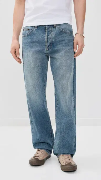 Obey Boxcar Straight Leg Jeans Heavy Vintage Indigo 32 | Thumbnail 2