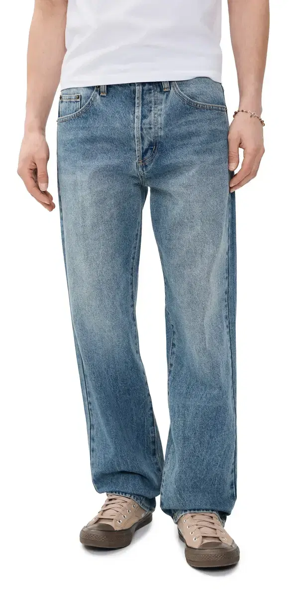 Obey Boxcar Straight Leg Jeans Heavy Vintage Indigo