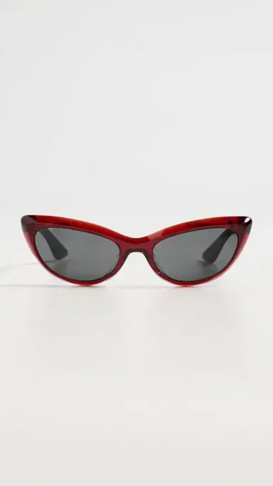 Oliver Peoples Eyewear x Khaite 1963C Sunglasses Dark Red/Grey One Size | Thumbnail 2 Oliver Peoples Eyewear x Khaite 1963C Sunglasses Dark Red/Grey One Size | Thumbnail 2