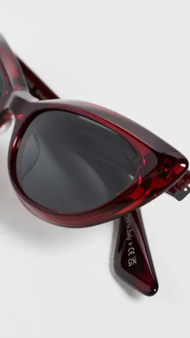 Oliver Peoples Eyewear x Khaite 1963C Sunglasses Dark Red/Grey One Size | Thumbnail 5 Oliver Peoples Eyewear x Khaite 1963C Sunglasses Dark Red/Grey One Size | Thumbnail 5