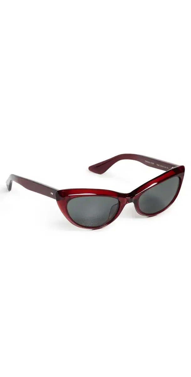 Oliver Peoples Eyewear x Khaite 1963C Sunglasses Dark Red/Grey One Size