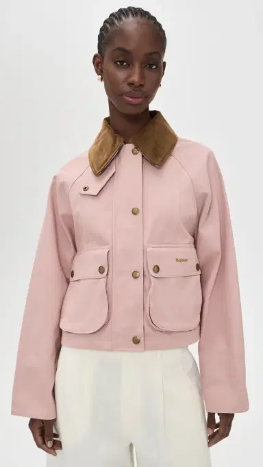 Barbour Cropped Beadnell Casual Jacket Gardenia/Dress | Thumbnail 2 Barbour Cropped Beadnell Casual Jacket Gardenia/Dress | Thumbnail 2
