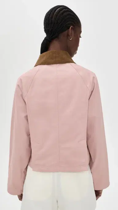Barbour Cropped Beadnell Casual Jacket Gardenia/Dress | Thumbnail 3 Barbour Cropped Beadnell Casual Jacket Gardenia/Dress | Thumbnail 3