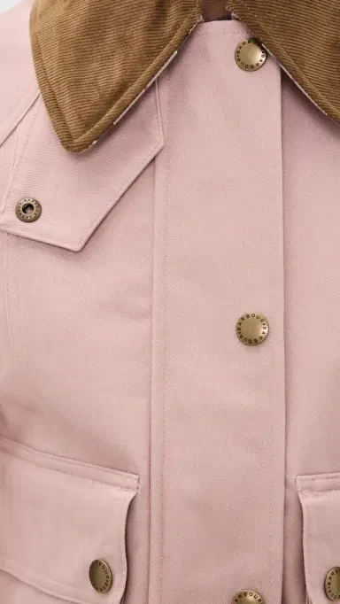 Barbour Cropped Beadnell Casual Jacket Gardenia/Dress | Thumbnail 6 Barbour Cropped Beadnell Casual Jacket Gardenia/Dress | Thumbnail 6