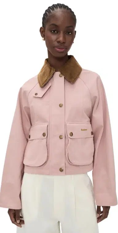 Barbour Cropped Beadnell Casual Jacket Gardenia/Dress | Thumbnail 1 Barbour Cropped Beadnell Casual Jacket Gardenia/Dress | Thumbnail 1