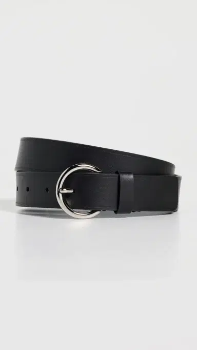 Vince 30mm Flat Ring Belt with Heat Crease | Thumbnail 2 Vince 30mm Flat Ring Belt with Heat Crease | Thumbnail 2