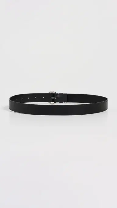 Vince 30mm Flat Ring Belt with Heat Crease | Thumbnail 4 Vince 30mm Flat Ring Belt with Heat Crease | Thumbnail 4