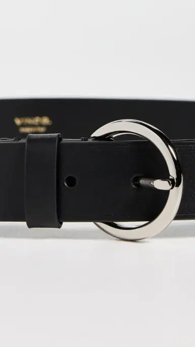Vince 30mm Flat Ring Belt with Heat Crease | Thumbnail 5 Vince 30mm Flat Ring Belt with Heat Crease | Thumbnail 5