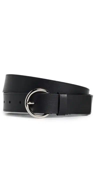 Vince 30mm Flat Ring Belt with Heat Crease | Thumbnail 1 Vince 30mm Flat Ring Belt with Heat Crease | Thumbnail 1