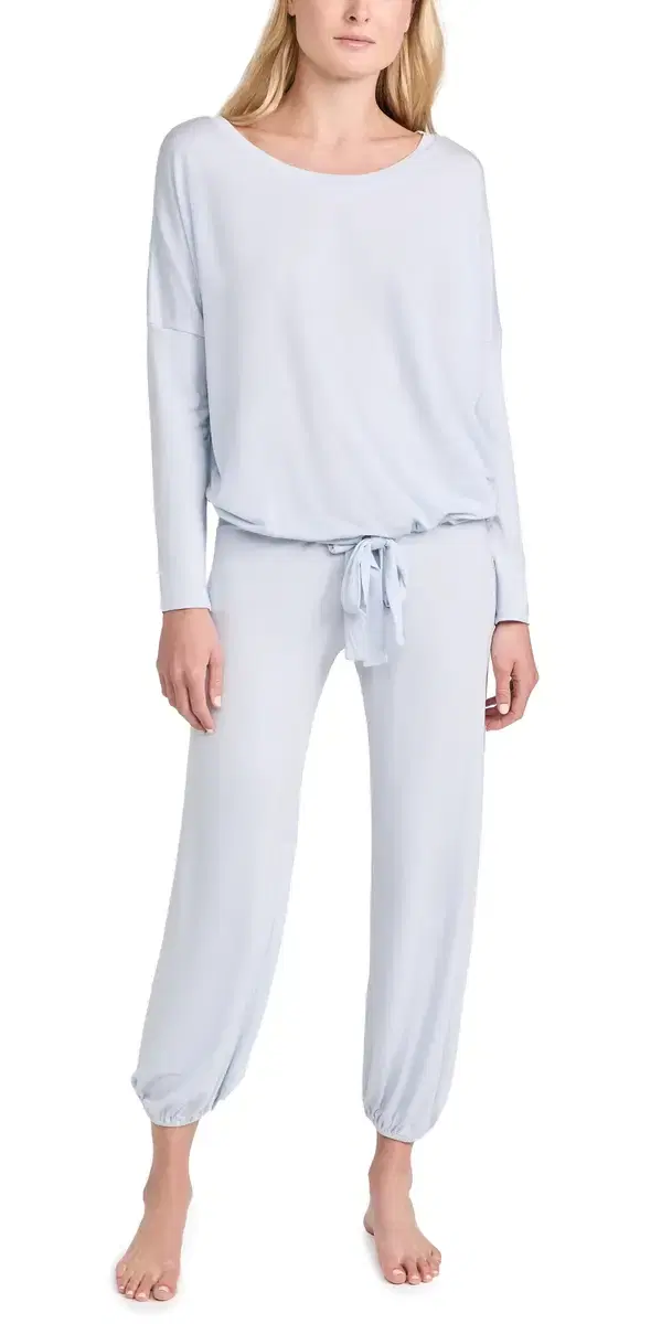 Eberjey Gisele The Slouchy Set Ice Blue