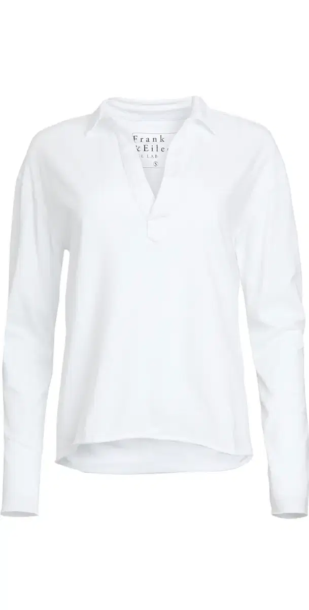 Frank & Eileen Popover Top White