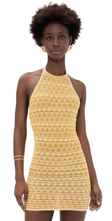 Cult Gaia Erina Knit Dress Marigold | Thumbnail 1