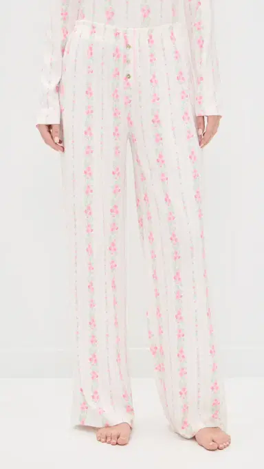 PJ Salvage Roses Are Pink Pajama Set | Thumbnail 5 PJ Salvage Roses Are Pink Pajama Set | Thumbnail 5