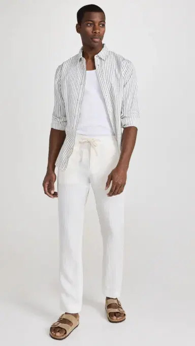 Vince Patch Pocket Drawstring Pants Bone M | Thumbnail 5