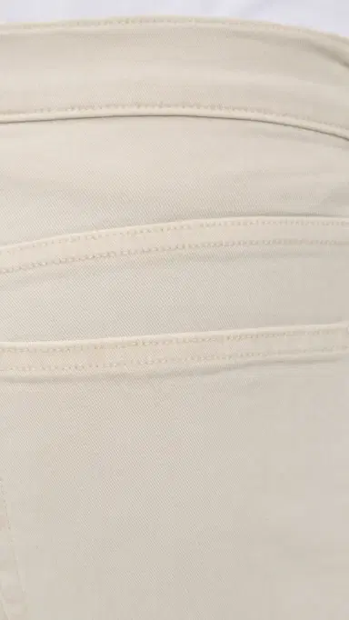 Frame Modern Straight Twill Jeans Milk Beige 29 | Thumbnail 6