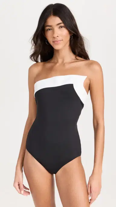 Staud Alexandra One Piece Black/White XS | Thumbnail 2