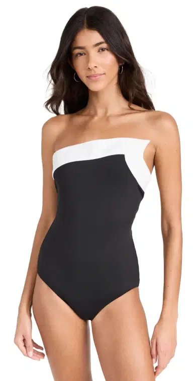 Staud Alexandra One Piece Black/White XS | Thumbnail 1