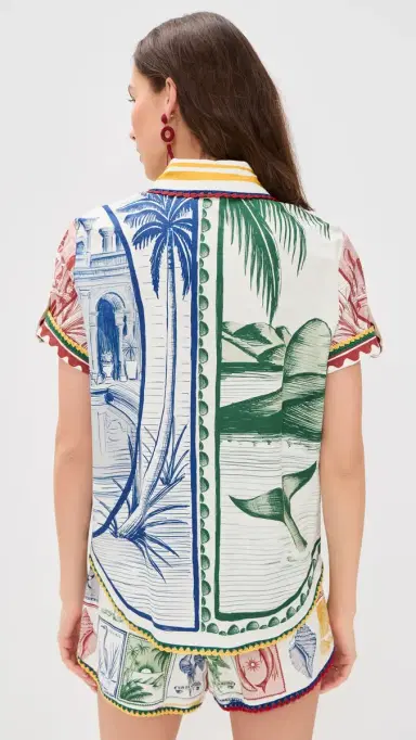 FARM Rio Brasil Vintage Off-White Shirt Brasil Vintage Off-White | Thumbnail 3 FARM Rio Brasil Vintage Off-White Shirt Brasil Vintage Off-White | Thumbnail 3