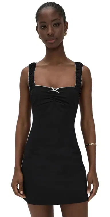 Lioness Fortune Mini Dress Onyx | Thumbnail 1 Lioness Fortune Mini Dress Onyx | Thumbnail 1