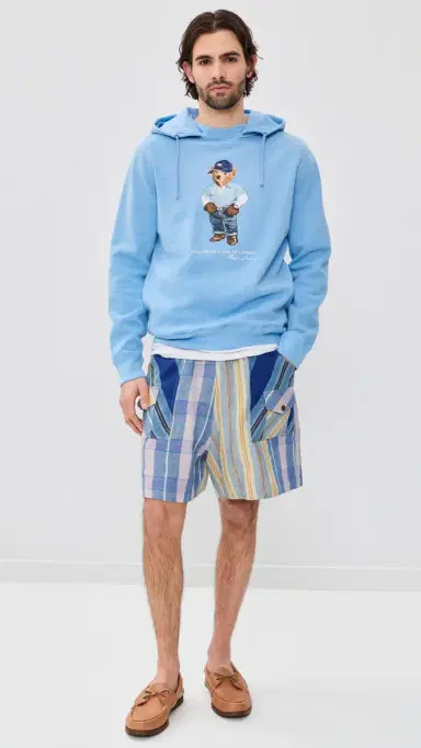 Polo Ralph Lauren Original Label Denim Bear Hoodie Chambray Blue/Denim Bear | Thumbnail 5 Polo Ralph Lauren Original Label Denim Bear Hoodie Chambray Blue/Denim Bear | Thumbnail 5
